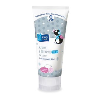 Skarb Matki, krem z filtrem na zimę, od 6 miesiąca, SPF 20, 75 ml KRÓTKA DATA - zdjęcie produktu