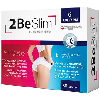 2Be Slim, 60 tabletek powlekanych - zdjęcie produktu