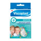 Viscoplast Opti-plast Junior, plastry okulistyczne dla dzieci, dekorowane, 62 mm x 50 mm, 10 sztuk - miniaturka zdjęcia produktu