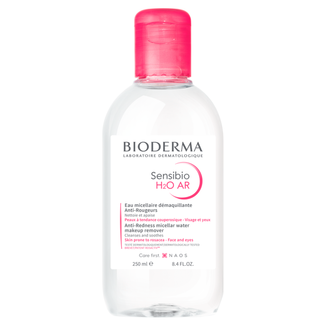 Bioderma Sensibio H2O AR, woda micelarna, skóra wrażliwa i naczynkowa, 250 ml - zdjęcie produktu