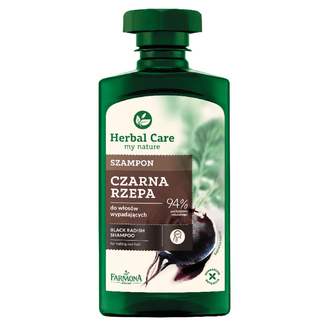 Farmona Herbal Care, szampon do włosów wypadających, czarna rzepa, 330 ml - zdjęcie produktu