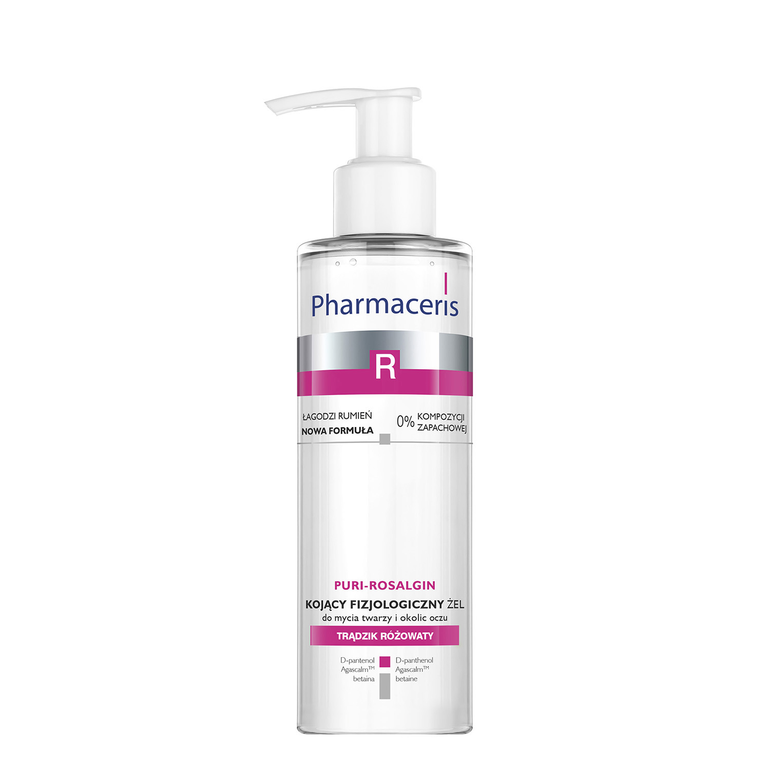 Pharmaceris Pharmaceris R Puri Rosalgin, kojący, fizjologiczny żel do mycia twarzy, 190 ml — Inhaltsstoffe und Bewertung