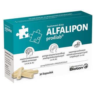 Alfalipon Prodiab, 30 kapsułek - zdjęcie produktu