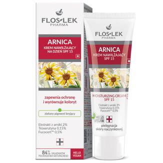 Flos-Lek Arnica, krem nawilżający SPF 15, 50 ml - zdjęcie produktu