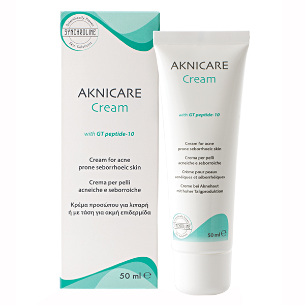 Synchroline Synchroline Aknicare Cream, krem z GT-peptide 10, skóra trądzikowa i łojotokowa, 50 ml