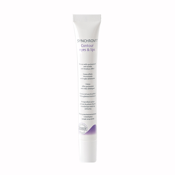 Synchroline Synchroline, Synchrovit, contour eyes & lips, krem do skóry wokół oczu i ust, 15 ml