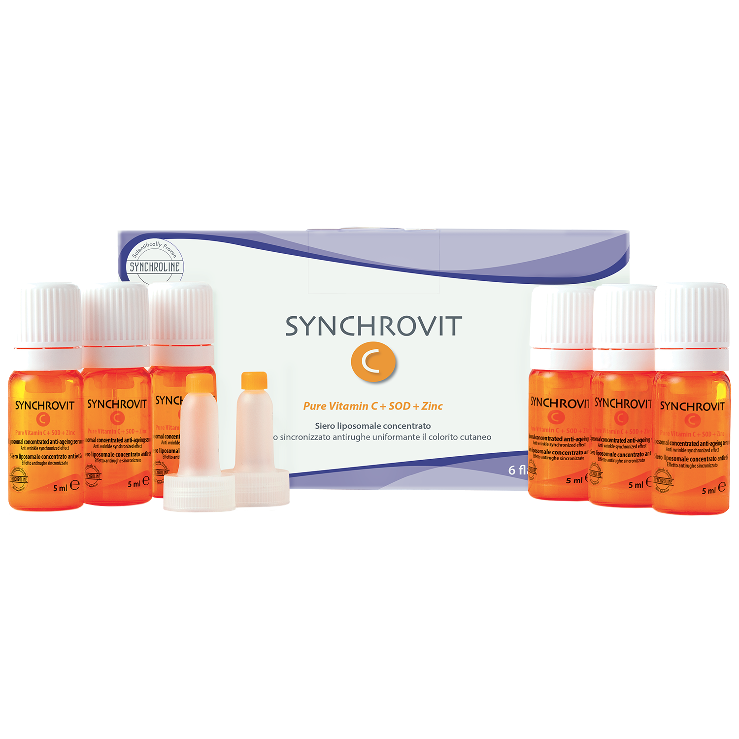 Synchroline Synchroline Synchrovit C, konzentriert serum liposomal, 5 ml x 6 Ampullen — Inhaltsstoffe und Bewertung