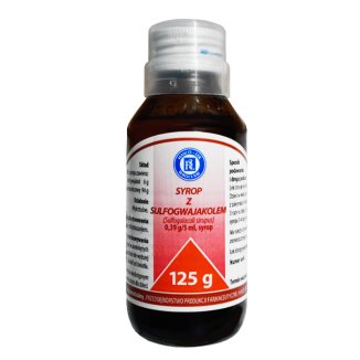 Syrop z sulfogwajakolem 0,39 g/ 5 ml, 125 g - zdjęcie produktu