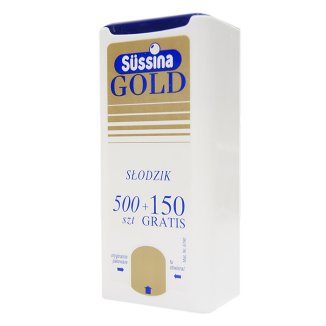 Sussina Gold, słodzik, 500 tabletek + 150 gratis - zdjęcie produktu