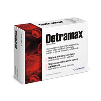 Detramax, 60 tabletek USZKODZONE OPAKOWANIE - zdjęcie produktu