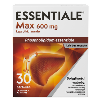 Essentiale Max 600 mg, 30 kapsułek USZKODZONE OPAKOWANIE - zdjęcie produktu