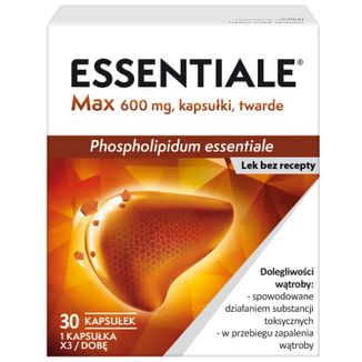 Essentiale Max 600 mg, 30 kapsułek - zdjęcie produktu