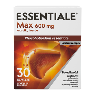 Essentiale Max 600 mg, 30 kapsułek - zdjęcie produktu