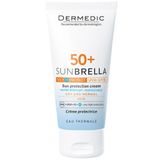 Dermedic Sunbrella, krem ochronny do twarzy, skóra sucha i normalna, SPF 50+, 50 g - miniaturka zdjęcia produktu