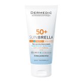 Dermedic Sunbrella, krem ochronny do twarzy, skóra sucha i normalna, SPF 50+, 50 g - miniaturka zdjęcia produktu