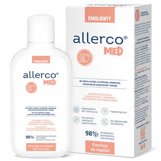 Allerco Med, emulsja do kąpieli, dla dorosłych i dzieci, od urodzenia, 400 ml KRÓTKA DATA - zdjęcie produktu