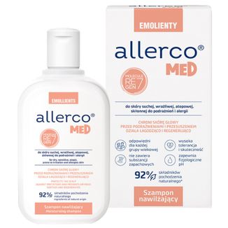 Allerco Med Emolienty, szampon nawilżający, 200 ml USZKODZONE OPAKOWANIE - zdjęcie produktu
