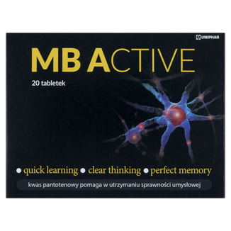 MB Active, 20 tabletek - zdjęcie produktu