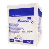 Matopat Matovlies, kompresy niejałowe, włókninowe, 4-warstwowe, 40 g/m2, 10 cm x 10 cm, 100 sztuk - miniaturka zdjęcia produktu