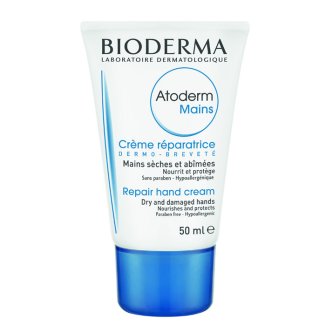 Bioderma Atoderm Mains & Ongles, naprawczo-kojąca pielęgnacja skóry dłoni, 50 ml - zdjęcie produktu