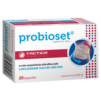 Probioset, 20 kapsułek - zdjęcie produktu