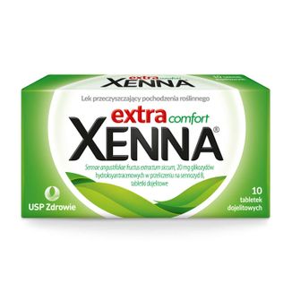 Xenna Extra Comfort 20 mg, 10 tabletek drażowanych KRÓTKA DATA - zdjęcie produktu