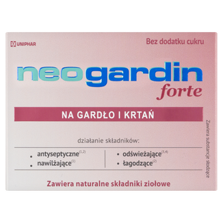 Neogardin Forte, 20 tabletek do ssania - zdjęcie produktu