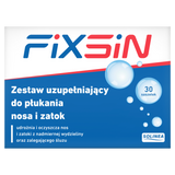 Fixsin, zestaw uzupełniający do płukania nosa i zatok, 30 saszetek Fixsin, zestaw uzupełniający do płukania nosa i zatok, 30 saszetek - miniaturka zdjęcia produktu
