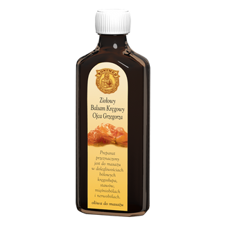 Ziołowy Balsam Kręgowy Ojca Grzegorza, oliwa do masażu, 100 g - zdjęcie produktu
