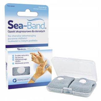 Sea-Band, opaski akupresurowe przeciw mdłościom, 2 sztuki - zdjęcie produktu