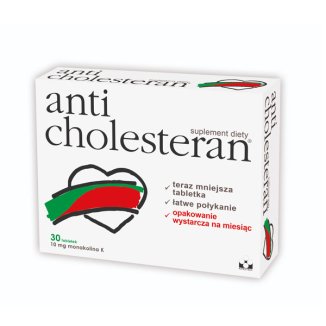 Anticholesteran, 30 tabletek - zdjęcie produktu