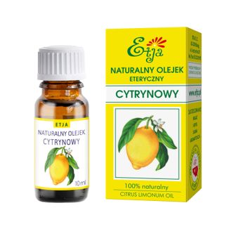 Etja, naturalny olejek eteryczny cytrynowy, 10 ml USZKODZONE OPAKOWANIE - zdjęcie produktu