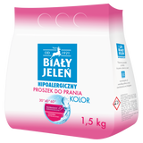 Biały Jeleń, proszek do prania, hipoalergiczny, kolor, 1,5 kg - miniaturka zdjęcia produktu