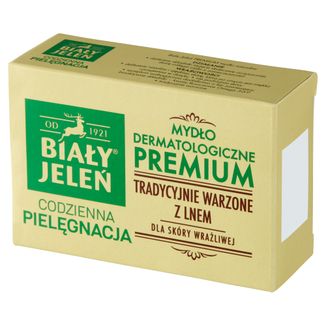 Biały Jeleń Premium, hipoalergiczne mydło w kostce, 100 g - zdjęcie produktu