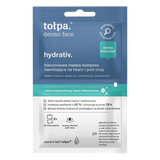 Tołpa Dermo Face Hydrativ, hialuronowa maska-kompres nawilżająca na twarz i pod oczy, 6 ml x 2 saszetki - miniaturka zdjęcia produktu