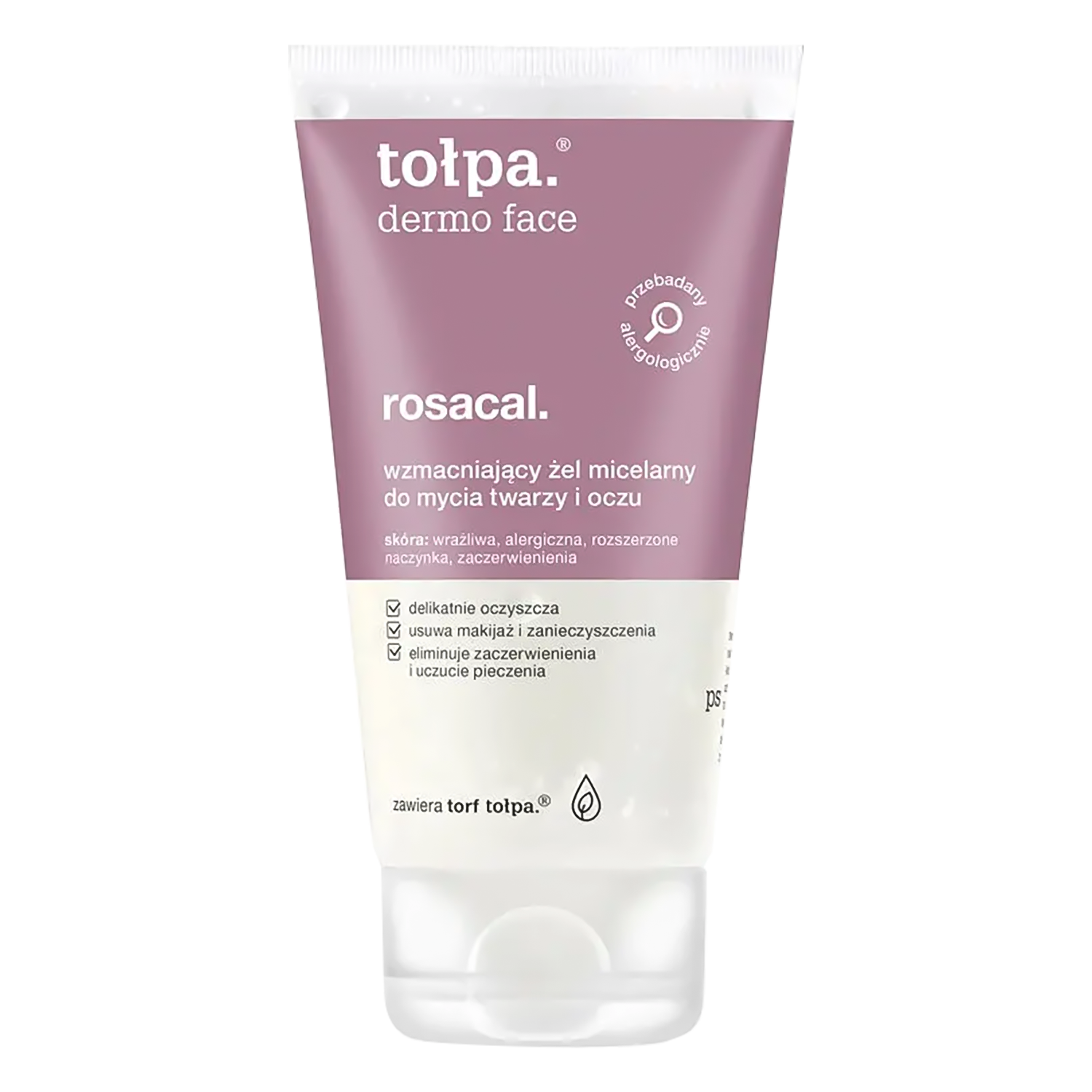 Tołpa Tołpa Dermo Face, Rosacal, kräftigend Gel mizellar zur Gesichtsreinigung und Augen, 150 ml — Inhaltsstoffe und Bewertung