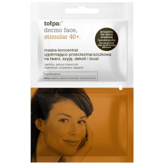 Tołpa Dermo Face, Stimular 40+, maska-koncentrat ujędrniająco-przeciwzmarszczkowa, 12 ml - zdjęcie produktu