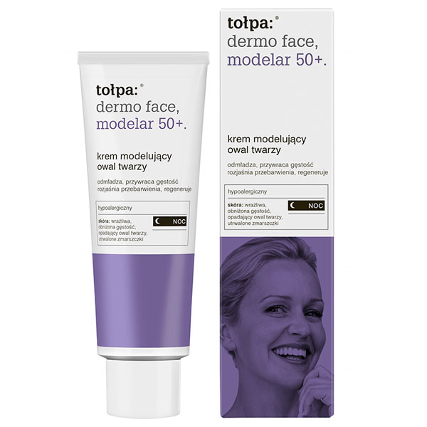 Tołpa Tołpa Dermo Face, Modelar 50+, krem modelujący owal twarzy, na noc, 40 ml