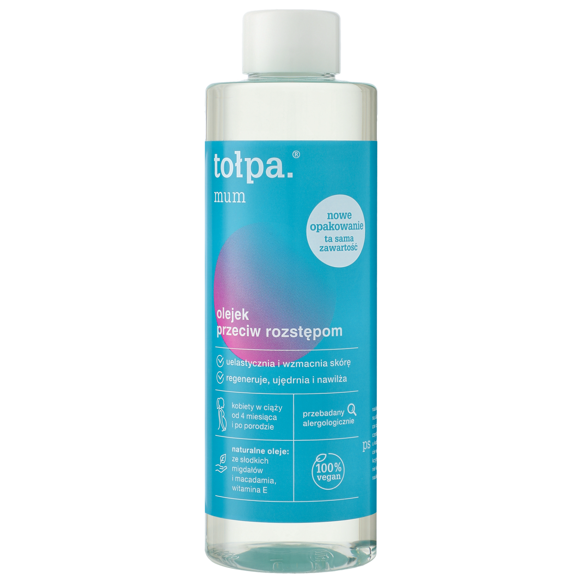 Tołpa Tołpa Mum, Öl gegen Dehnungsstreifen, 200 ml — Inhaltsstoffe und Bewertung
