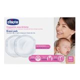 Chicco, wkładki laktacyjne NaturalFeeling, antybakteryjne, 60 sztuk USZKODZONE OPAKOWANIE - miniaturka zdjęcia produktu