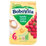 BoboVita Kaszka ryżowa, malina, bezmleczna, bezglutenowa, po 6 miesiącu, 180 g - miniaturka zdjęcia produktu