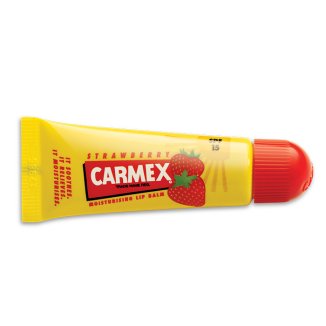 Carmex Strawberry, balsam do ust w tubce, 10 g - zdjęcie produktu