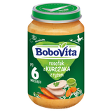BoboVita Zupka domowy rosołek z kurczaka z ryżem, po 6 miesiącu, 190 g - miniaturka zdjęcia produktu
