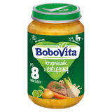 BoboVita Zupka krupniczek z cielęciną, po 8 miesiącu, 190 g - miniaturka zdjęcia produktu