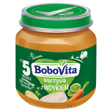 BoboVita Obiadek, warzywa z indykiem, po 5 miesiącu, 125 g - miniaturka zdjęcia produktu