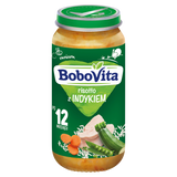 BoboVita Obiadek, risotto z indykiem, po 12 miesiącu, 250 g - miniaturka zdjęcia produktu