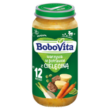 BoboVita Obiadek, warzywa w potrawce z cielęciną, po 12 miesiącu, 250 g - miniaturka zdjęcia produktu