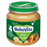 BoboVita Deser, jabłka i banany, po 4 miesiącu, 125 g - miniaturka zdjęcia produktu