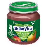 BoboVita Deser, jabłka, jagody i gruszki, po 4 miesiącu, 125 g BoboVita Deser, jabłka, jagody i gruszki, po 4 miesiącu, 125 g - miniaturka zdjęcia produktu
