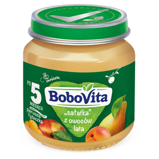 BoboVita Deser, sałatka z owoców lata, po 5 miesiącu, 125 g - zdjęcie produktu